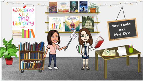 Two cartoon teachers 